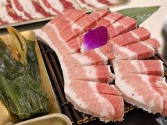 山葵厚切猪五花-盛辛巴·东北炭火烤肉(红山6979店)