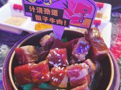 日式汁烧骰子牛肉-柳飘飘亚洲烤肉集合店(太古里店)