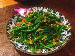 榄菜肉末黄瓜花-上楼私房菜(院士路店)