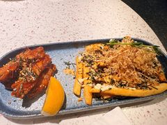 琥珀酱烤鸡翅拼和风海苔薯条-BE BRIGHT KITCHEN(正佳广场店)