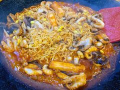 八爪鱼微辣-红辣椒八爪鱼特色韩国料理