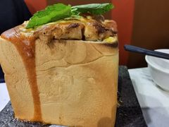 茄汁猪扒金砖焗饭-锦园春香港茶餐厅(西海湾旗舰店)