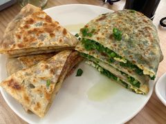 韭菜鸡蛋馅饼-京东程记肉饼店