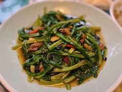 豆豉鲮鱼油麦菜-石羊农庄