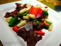 藕尖炒牛肉-老廣食堂(区庄店)