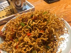 鸡胗辛拉面-功夫怪兽·烧烤(珠江路店)