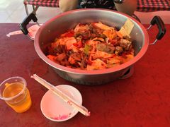 -炕锅羊肉土火锅面片大王