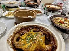 -阿峰饭店·本地土菜馆·农家土鸡煲·一品神仙鸡(报福店)