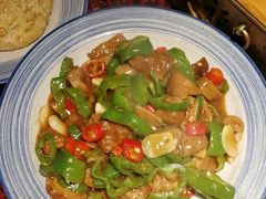 尖辣椒肥肠-小铫鸡汤