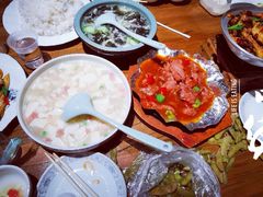 -东来菜馆•手抓海鲜家常菜•海鲜锅贴(鸽子窝店)