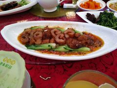 葱烤鲍汁蒸辽参-锦江饭店-小礼堂中餐厅