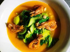 贝柱鲜虾煮芥菜-鸿禧大清花(方庄店)