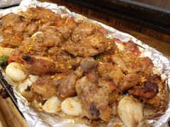 料理烤老味道鸡块-老东镇啤酒屋海鲜加工·蒸汽海鲜·海鲜烧烤(台东店)