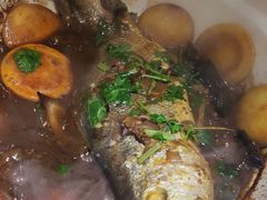 砂锅烧大黄花-吕氏疙瘩汤·私家菜馆(慈云寺店)