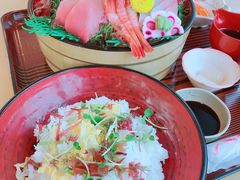 豪华海鲜丼-鳥取砂丘会館