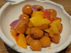 焦糖菠萝咕噜肉-粤港餐厅(禹州商业广场店)