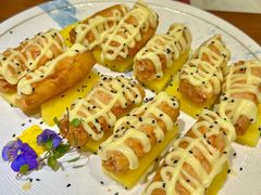 菠萝油条虾-宴小馆·小海鲜青岛菜(五四广场店)