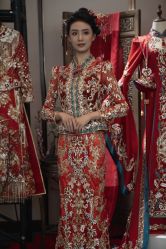 -懿沉香中式嫁衣礼服秀禾服龙凤褂马来褂旗袍总店