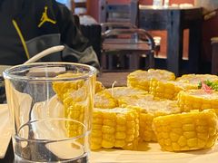 糯玉米半份儿-大匠工房古船木艺术餐厅·猪肚鸡专门店(长白仙岛店)
