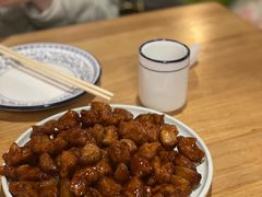 黑蒜子牛肉粒-陈傻子餐厅(世纪都会店)