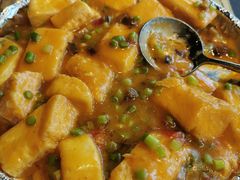 招牌铁板财神豆腐-望乡楼上海菜(日月光店)