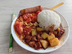 荤素双拼盖浇饭-辽宁省博物馆观众餐厅