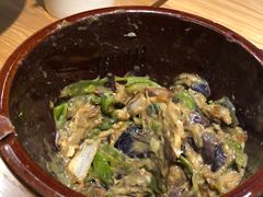 皮蛋青椒擂茄子-费大厨辣椒炒肉(皇庭广场店)