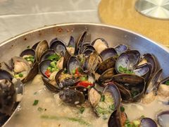 圆盘蒜蓉蒸黄沙蚬-纳福苑(亮庆餐饮分店)