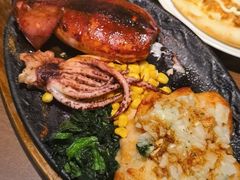 鱿鱼拼鸡排-萨莉亚意式餐厅(杭州滨江天街店)