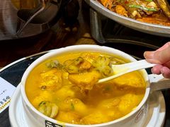 -东来菜馆•手抓海鲜家常菜•海鲜锅贴(鸽子窝店)