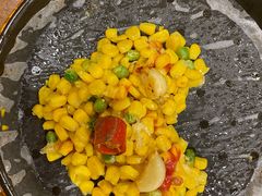 料理烤芝士玉米粒-老东镇啤酒屋海鲜加工·蒸汽海鲜·海鲜烧烤(台东店)