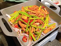 爆炒鱿鱼须-老头儿油爆虾·知味杭州(爱琴海购物中心)