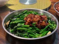 叉烧炒芥兰-农汤老店(顺联公园里店)