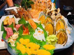 刺身三点拼盘-九井澤精致料理(金茂店)