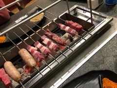 羊肉串-長壹旋转烤吧 农家鸡火锅