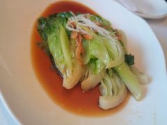 虾干罗马生菜-月福京味斋·烤鸭店·北京菜(鼓楼总店)