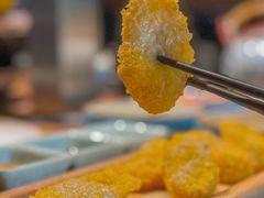 炸香蕉-明洞阿姨·韩式酱蟹烤肉·创意料理(三元桥店)