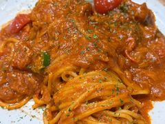 金枪鱼辣番茄奶油天使面-魏斯理汉堡(西安沣东吾悦店)