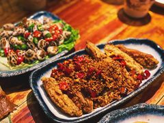 蒜香风沙鸡翅-馬蘭花開(车站大道店)