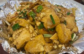 Iron Plate Chicken Sauce Tofu