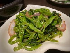 马拉盏炒通菜-大头虾越式风味餐厅(光明广场店)