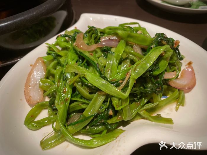 大头虾越式风味餐厅(光明广场店)马拉盏炒通菜图片