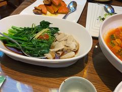 碧绿白灼竹毛肚-不二茶空间·养生宴(石景山店)
