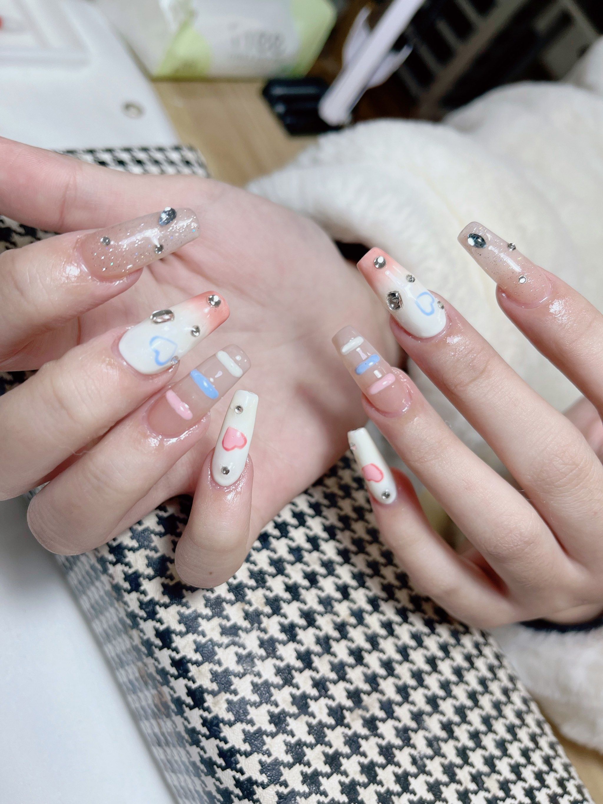 甜美可爱风美甲