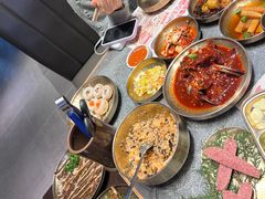 -草家酱蟹炭火烤肉店(珲春南路二店)
