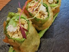 鲜荷叶尖腐竹配菠萝醋-天水蔬食料理(树德之光店)