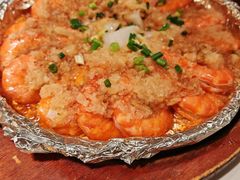 铁板蒜蓉虾-老阿爸鲜鱼土菜(园区永旺店)