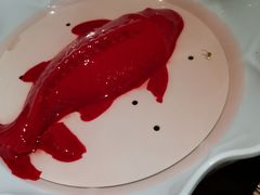 网红果冻鸭血-老牌坊云南鱼豆花火锅(哈西万达店)