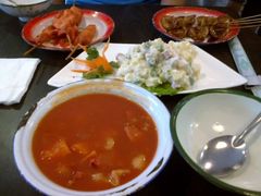 色拉、罗宋汤，里脊肉等-做了不起的80后