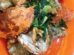 姜葱炒蟹-贞姨美食·老字号海鲜大排档